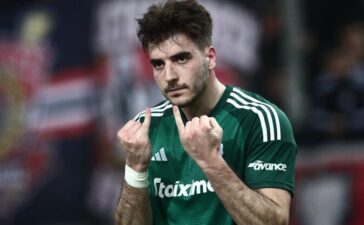 Fotis Ioannidis, avançado do Panathinaikos desejado pelo Sporting.