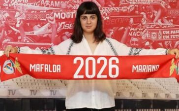 Mafalda Mariano, médio da equipa feminina do Benfica.