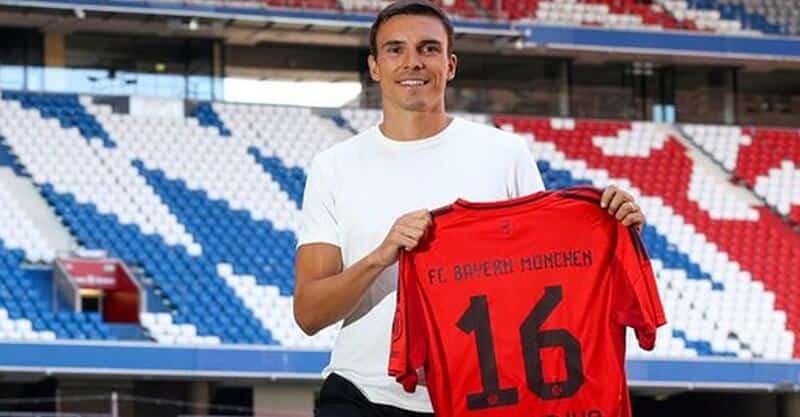 João Palhinha, jogador apresentado como reforço do Bayern.