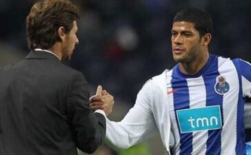 André Villas-Boa e Hulk nos tempos em que coincidiram no FC Porto.