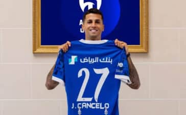 João Cancelo apresentado como reforço do Al Hilal.