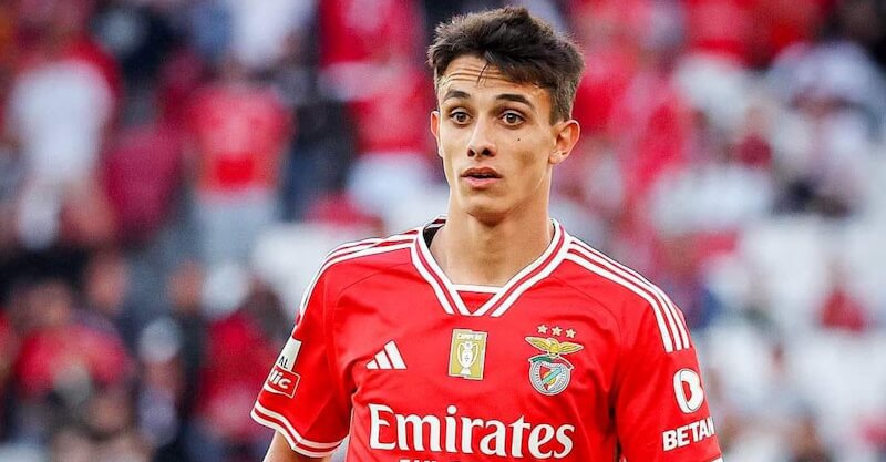 João rego, jovem promessa do Benfica.