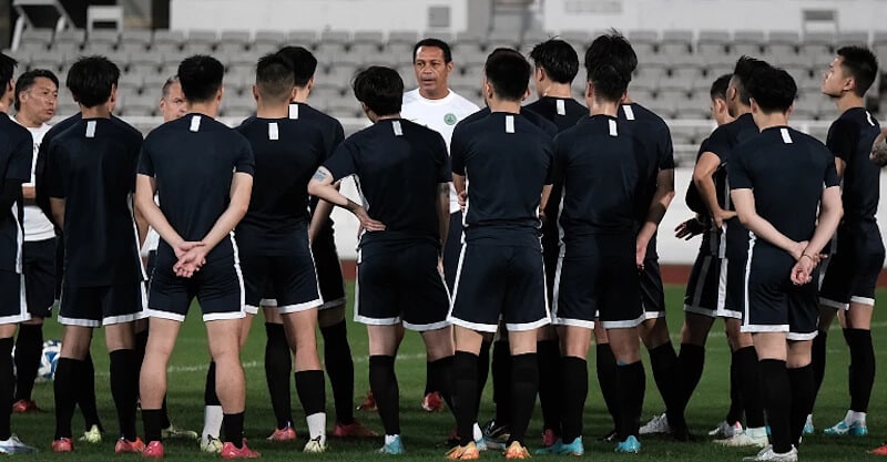 Seleção de futebol de Macau.