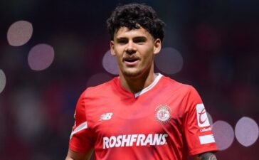 Maxi Araújo, avançado do Toluca que vai reforçar o Sporting.