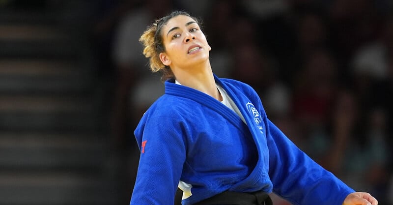 Patrícia Sampaio, judoca portuguesa que conquistou o bronze nos Jogos Olímpicos Paris 2024.