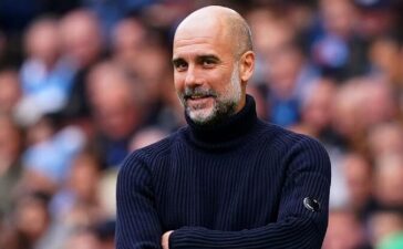 Pep Guardiola, treinador do Manchester City.