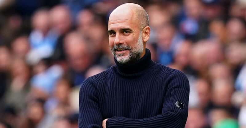 Pep Guardiola, treinador do Manchester City.