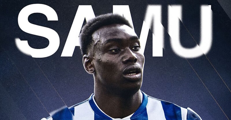 Samu Omorodion, novo avançado do FC Porto.