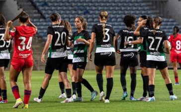 Sporting-Sevilha, jogo do Troféu do Algarve de pré-época feminino.