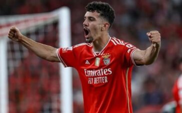 Tomás Araújo, jovem jogador do Benfica.