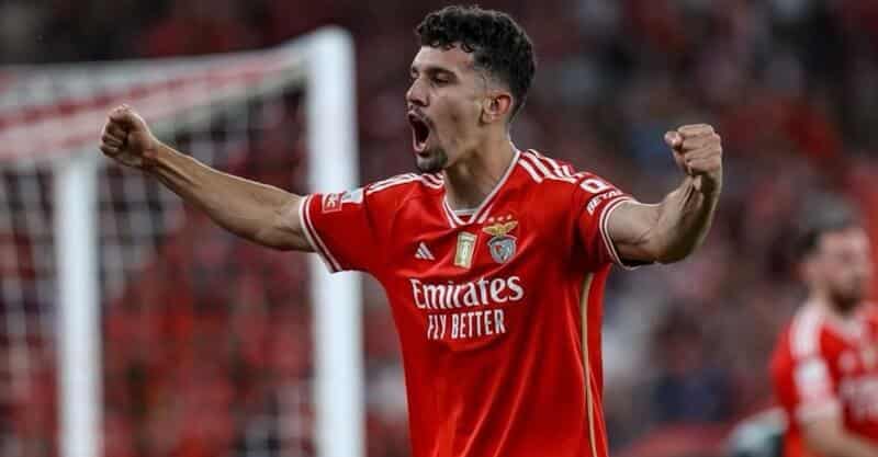 Tomás Araújo, jovem jogador do Benfica.