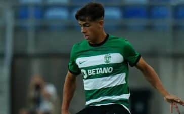 Afonso Moreira, jovem talento do Sporting.