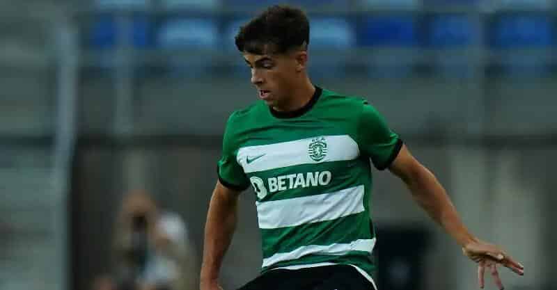 Afonso Moreira, jovem talento do Sporting.