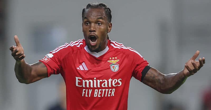 Renato Sanches no Moreirense-Benfica.