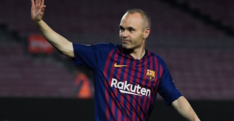 Andrés Iniesta, antigo médio do Barcelona.