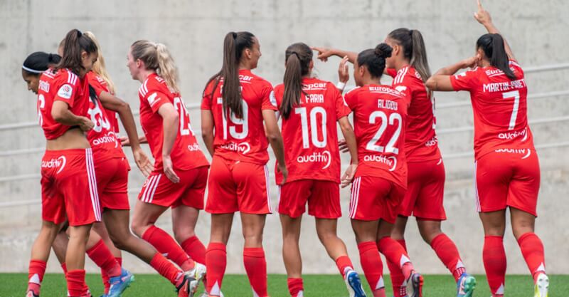 Equipa de futebol feminino do Benfica 2023/24.