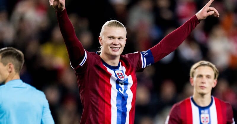 Erling Haaland, avançado da Noruega.