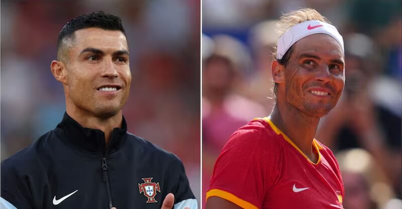 Cristiano Ronaldo e Rafael Nadal.